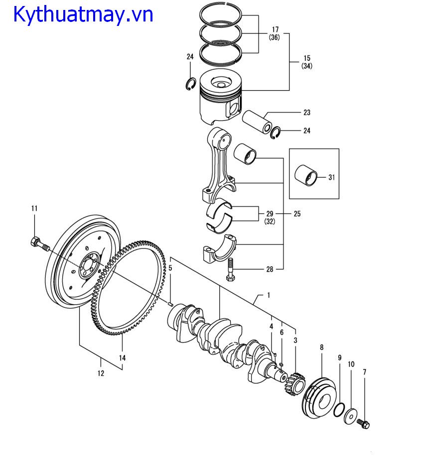 Pitton và trục khuỷu